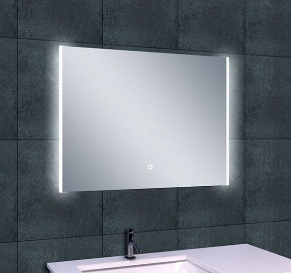 Darmen Wees tevreden Mysterieus Duo spiegel met dimbare LED verlichting 80 x 60 cm